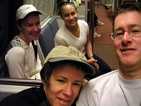 On the DC Metro for an early morning run